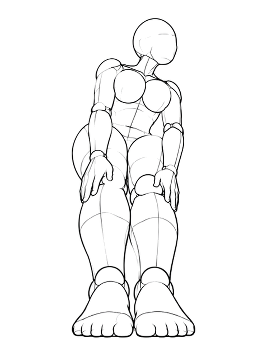 Leaning forward, touching the shins — Low angle