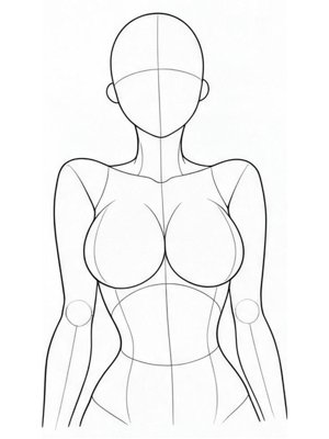 反って両腕で挟む